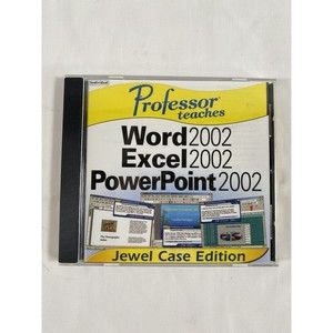 Professor Teaches Microsoft Word, Excel & PowerPoint 2002